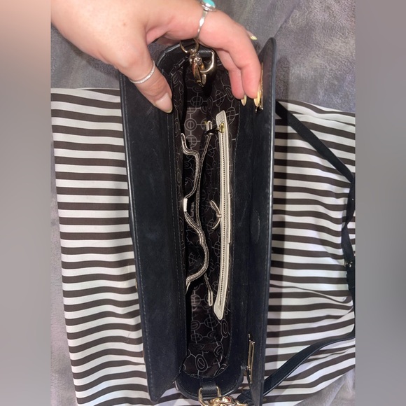 Henri Bendel Black Satchel Bag - Picture 3 of 11